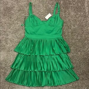Arden B. Vibrant Green Dress